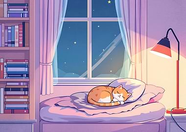 Lofi Cat Anime Books