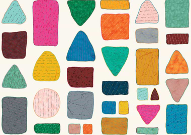 Abstract Geometric Shapes Pattern