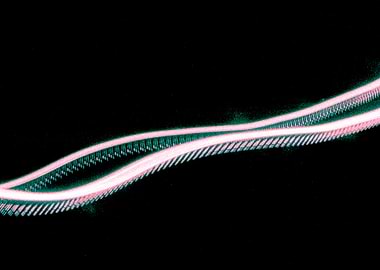 Neon Wave on Black