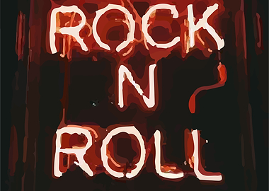 Rock N Roll Neon Sign