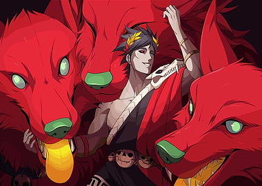 Hades and Cerberus Digital Art