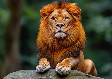 Majestic Lion Portrait