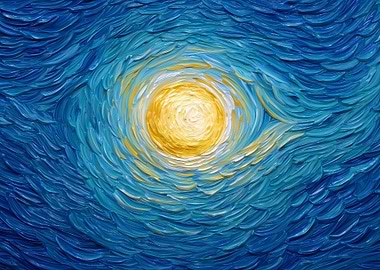 Abstract Sun Painting