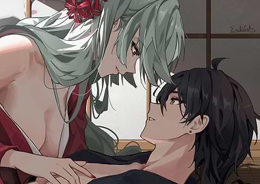 Couple Intimate Moment