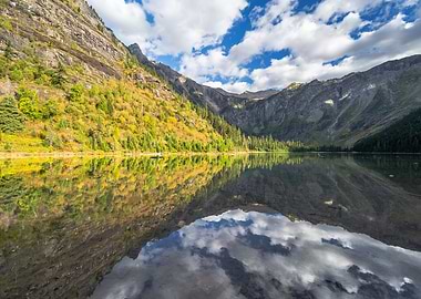 Reflections in Avalanche Lake