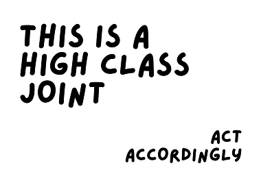 High Class Joint Text Art