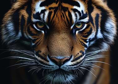 Intense Tiger Portrait