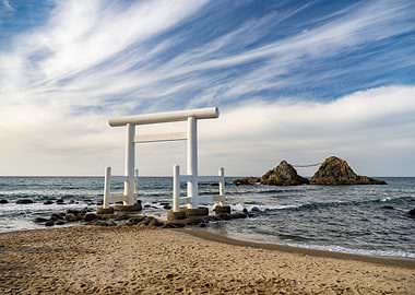 Futami Okutama Shrine Torii Gate in Fukuoka