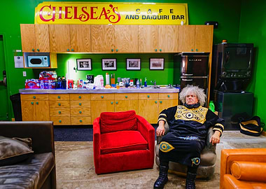 Buzz Osborne, The Melvins, Chelsea Live backstage