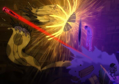 Cosmic Clash: Dan Da Dan Battle