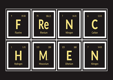 Frenchmen Periodic Table Elements