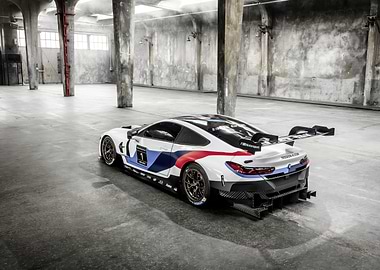 BMW M8 GTE Race Car