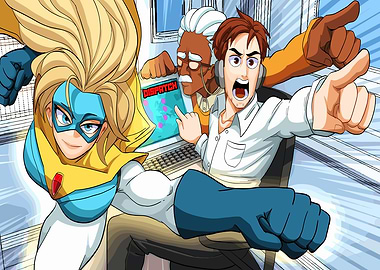 Superhero Team Dispatch Game