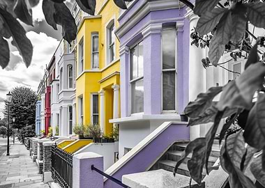 Colorful London Houses
