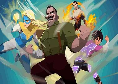 Dispatch Superhero Team Ready for Action