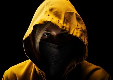 Hooded Figure in Shadow