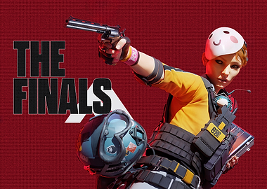 The Finals Game Character with Gun