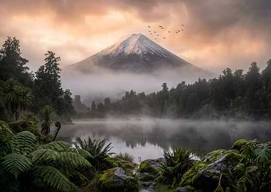 Mountain Lake Serenity