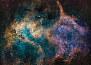 Lion Nebula in Space