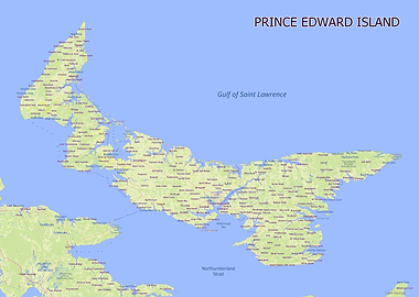 Prince Edward Island Map