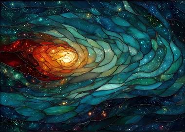 Stained Glass Galaxy