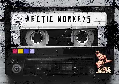 Arctic Monkeys Cassette Tape Art