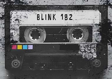 Blink 182 Cassette Tape Art