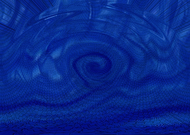 Abstract Blue Swirl SAID5