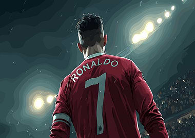 Cristiano Ronaldo Vector Art