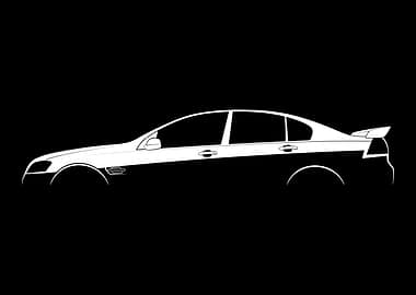 Commodore SS (VE) Silhouette