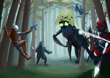 Risk of Rain 2 Forest Battle