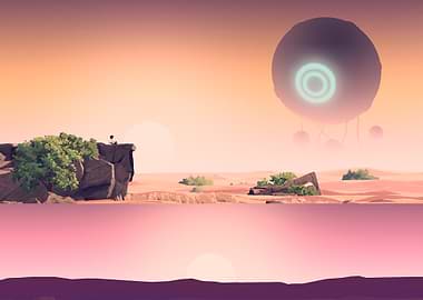 Planet of Lana - Orange Desert Collage