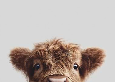 Close-up of a Highland Calf