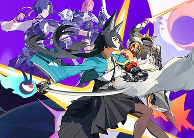 Dynamic Group of Fantasy Characters