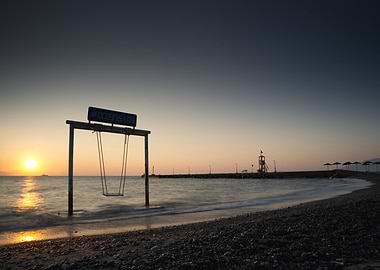 Oceanis Kos Swing at Sunset