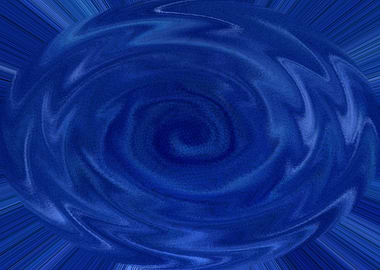 Abstract Blue Swirl SAID6