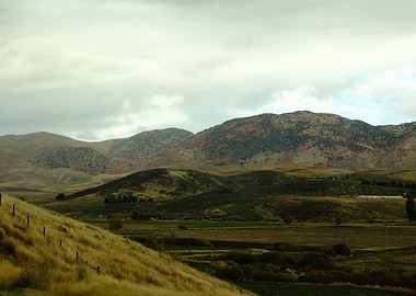 Autumnal Hills South-Idaho Landscape
