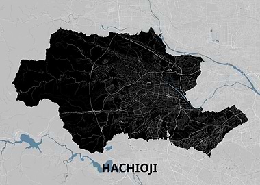 Hachioji City Map