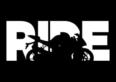 Ride Motorcycle Silhouette