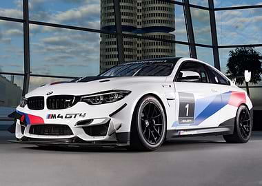 BMW M4 GT4 Racing Car