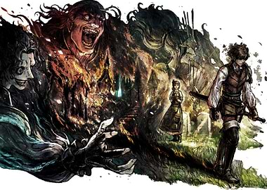 Octopath Traveler II Key Art