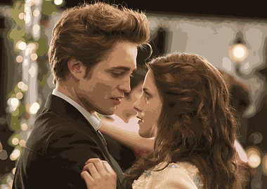 Edward and Bella in Twilight