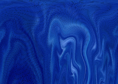 Abstract Blue Swirls 1DS2