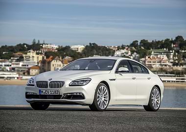 White BMW 6 Series Gran Coupe