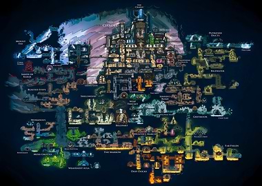 Hollow Knight Map