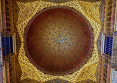 Ornate Golden Dome Interior