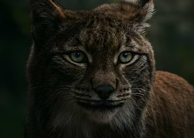 Close-up Portrait of a Lynx