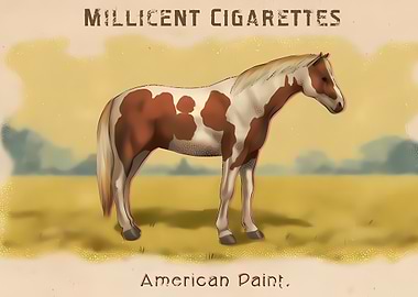 Cigarette card American paint