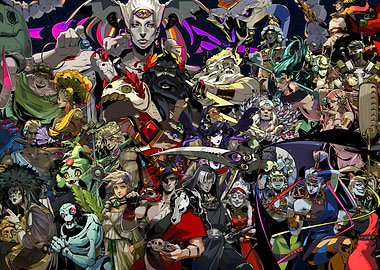 Hades Game Characters Collage