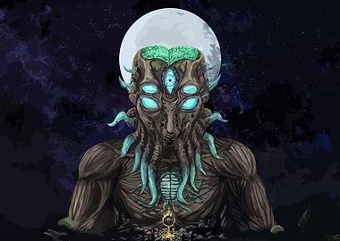 Terraria Moon Lord Digital Art
